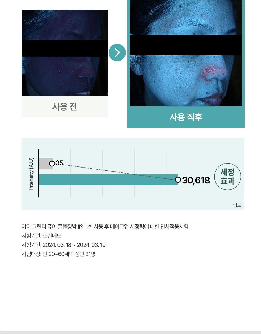 [블랙헤드제거] 야다 그린 티 퓨어 클렌징 밤 100ml 상세페이지 28